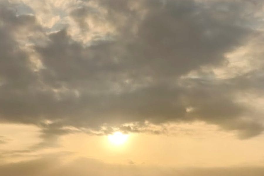 Sunrise over the Judean Desert and Dead Sea